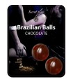 SECRETPLAY - BRAZILIAN BALLS  CHOCOLATE SET 2 BOLAS - D-205753