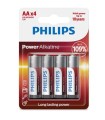 PHILIPS - POWER ALKALINE PILA AA LR6 BLISTER*4 - D-225628