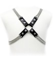 LEATHER BODY - CHAIN HARNESS - D-205475