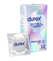 DUREX - INVISIBLE EXTRA LUBRICADO 12 UNIDADES - D-208301