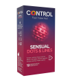 CONTROL - SENSUAL DOTS & LINES PUNTOS Y ESTRIAS 12 UDS - D-223197